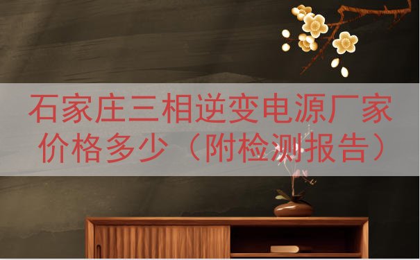 石家庄三相逆变电源厂家价格多少（附检测报告）